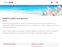 Tablet Screenshot of iscontent.cz